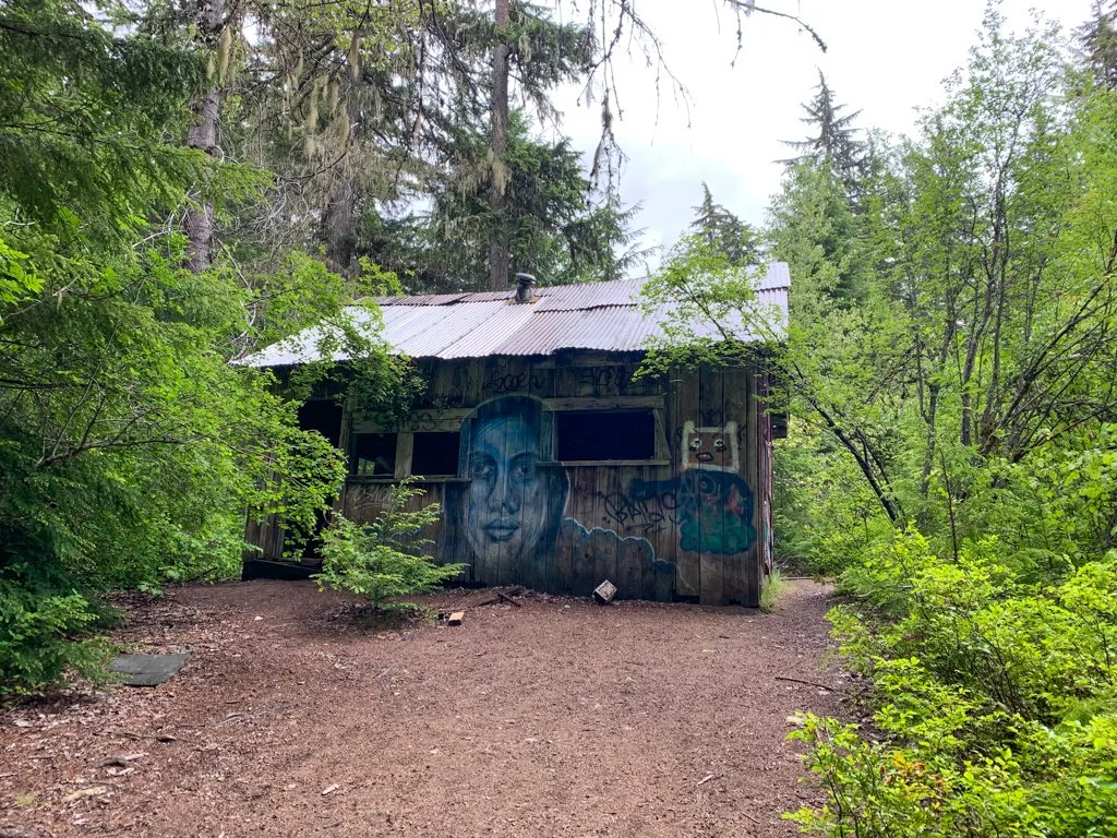 Cabin in Parkhurst Ghost Town, BC