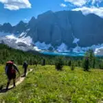 Hiking on the Rockwall Trail
