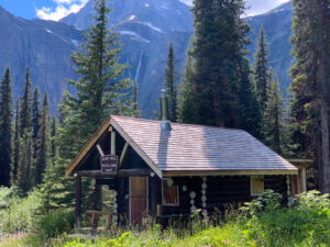 Helmet Creek Warden Cabin on the Rockwall Trail