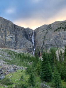 Helmet Falls in Kootenay National Park