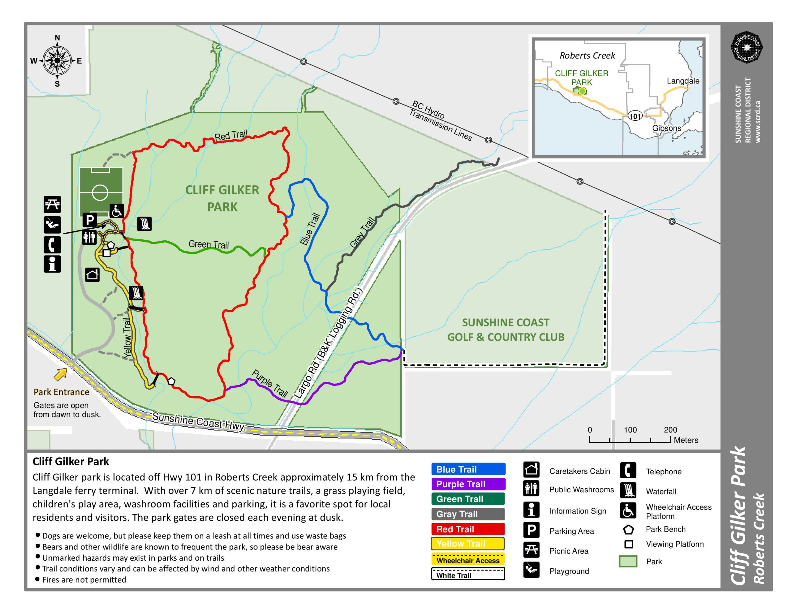 Cliff Gilker Park Hike on the Sunshine Coast, BC