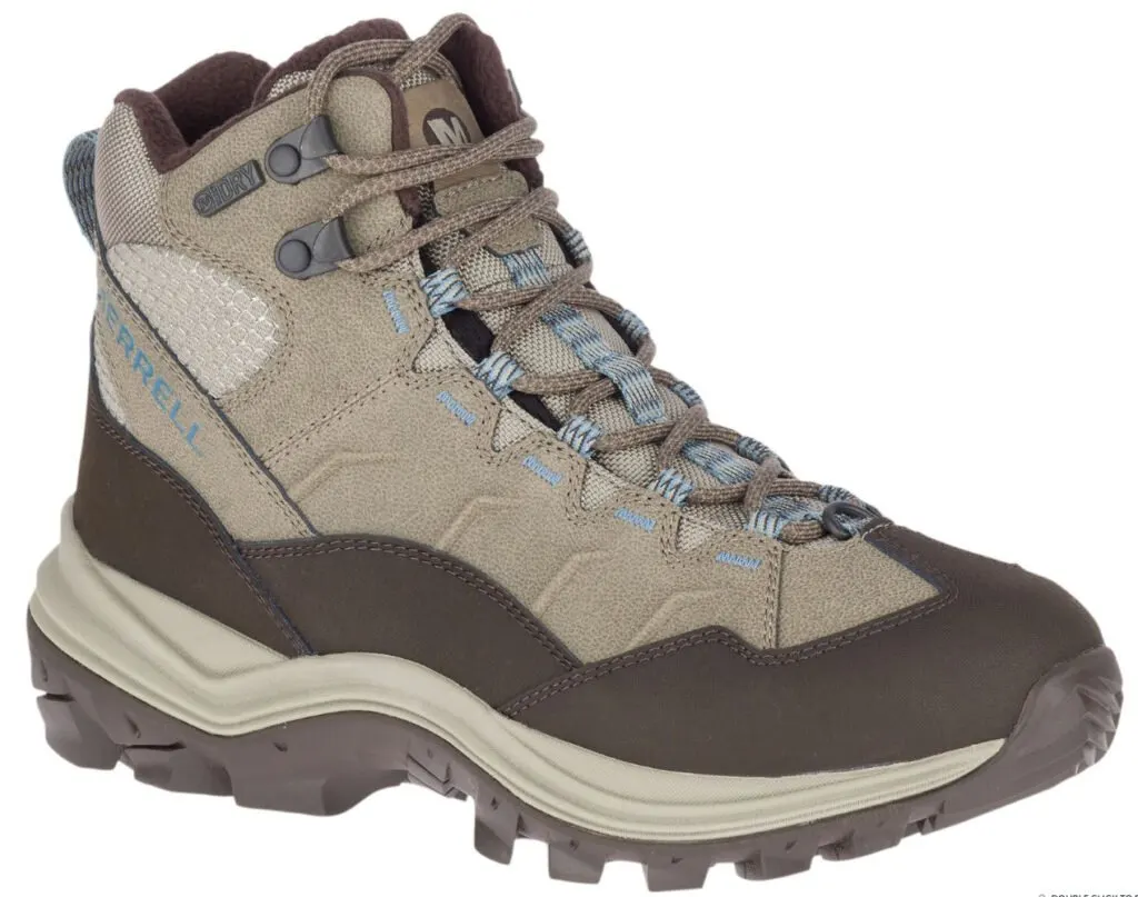 Merrell Thermo Chill boots are the best budget priced women's snowshoeing boots