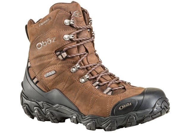 Men's Oboz Bridger Insulated boots come in a mid version which are great for snowshoeing
