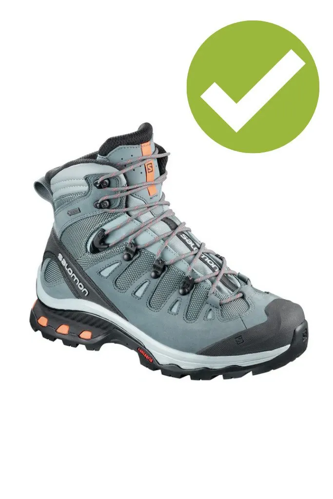 Salomon hiking boots can be ok for snowshoeing