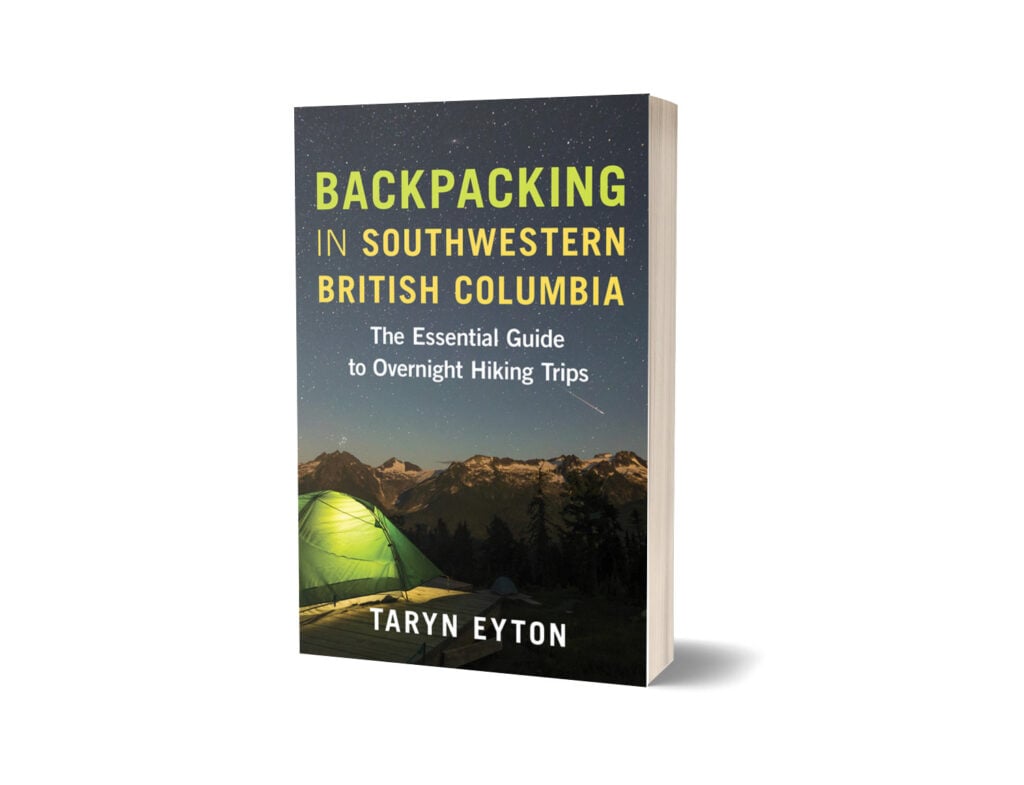 Book cover of Backpacking in Southwestern British Columbia by Taryn Eyton