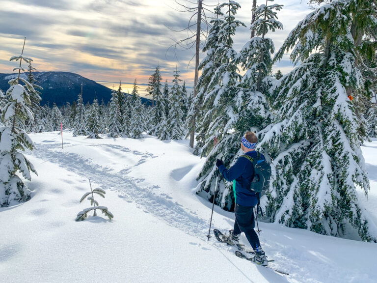 How to Snowshoe and Ski at Dakota Ridge on the Sunshine Coast, BC