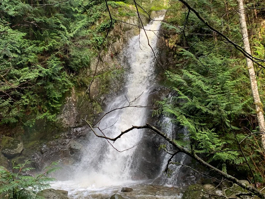 Langdale Falls in Gibsons, BC - one the best things to do on the Sunshine Coast