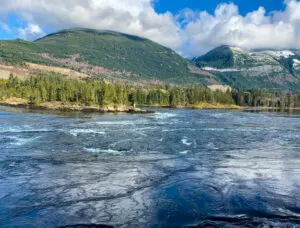 Whirlpools at Skookumchuck Narrows on the Sunshine Coast, BC