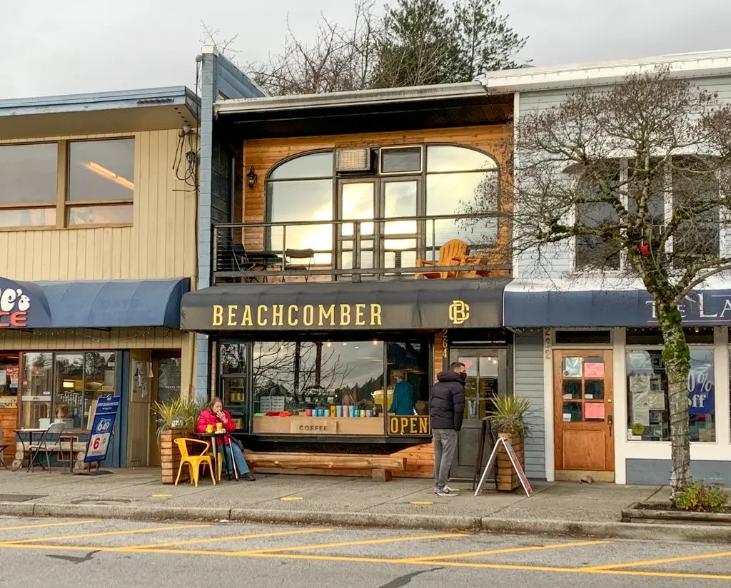 Beachcomber Coffee in Gibsons - one of the best places to eat on the Sunshine Coast, BC
