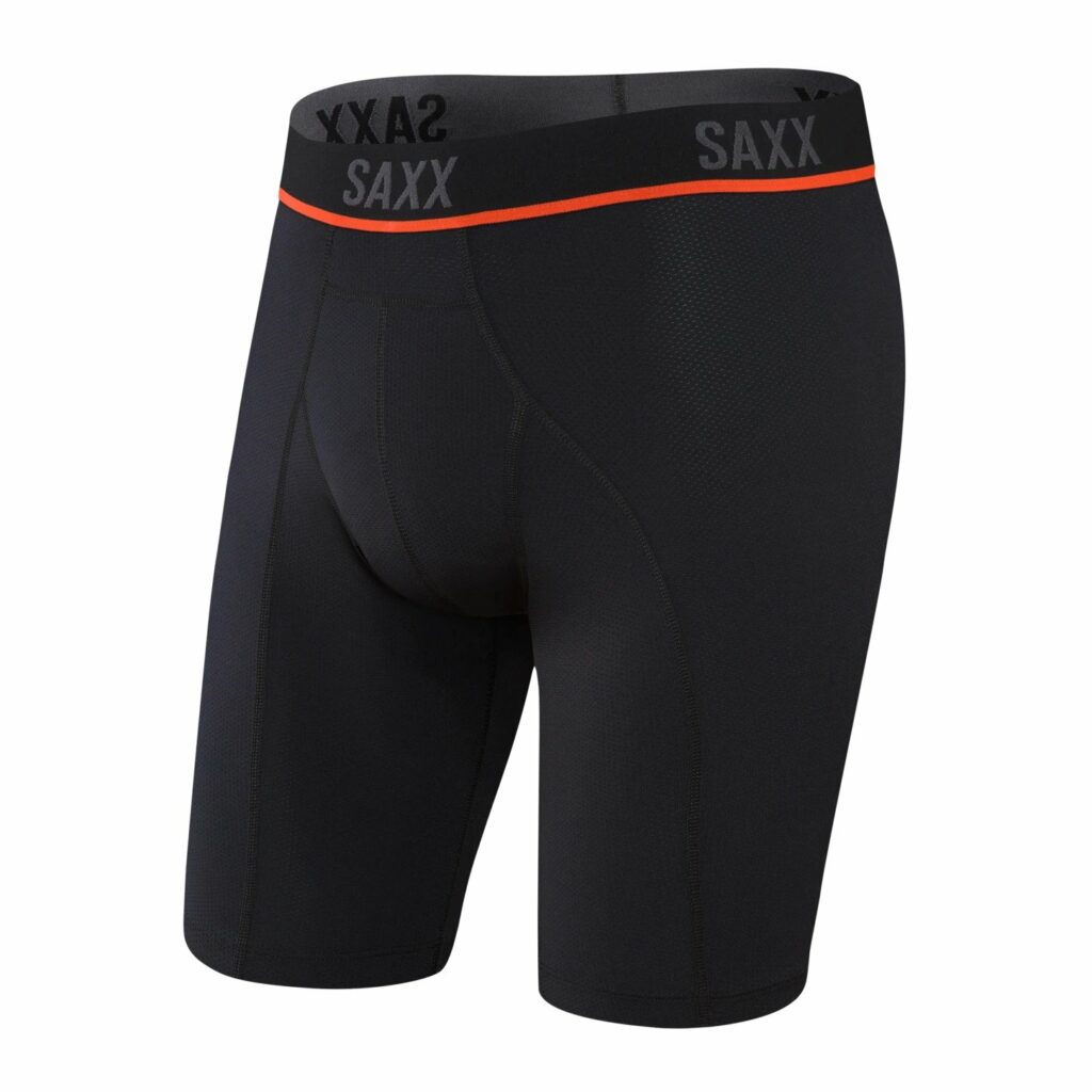 Saxx Kinetic HD Long Leg boxer briefs - best men's hiking underwear with a pouch