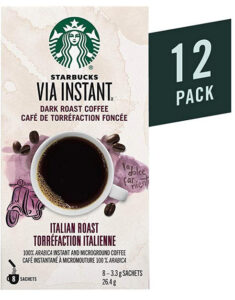 Starbucks Via instant coffee is a great hiking stocking stuffer
