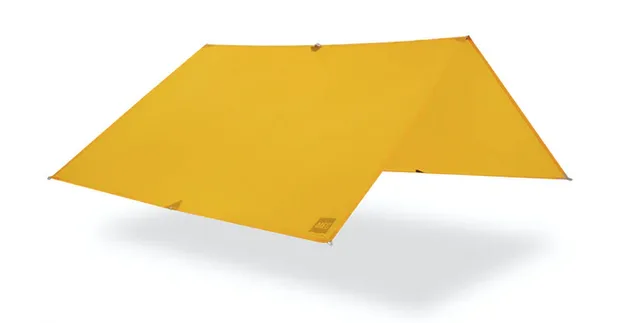 An ultralight silnylon backpacking tarp from MEC