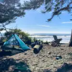 Spring backpacking trips in British Columbia - camping on the Juan de Fuca Trail