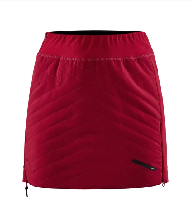 Craft Storm Thermal Puffer Skirt in red