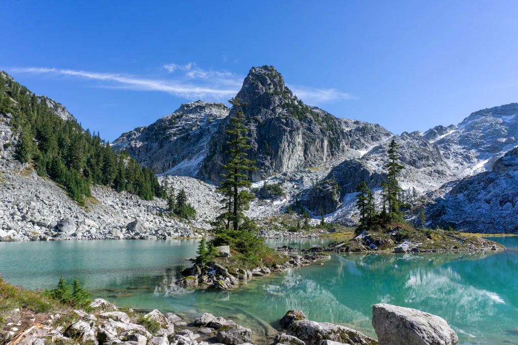 Watersprite Lake in Squamish, one of BC's best overnight backpacking destinations