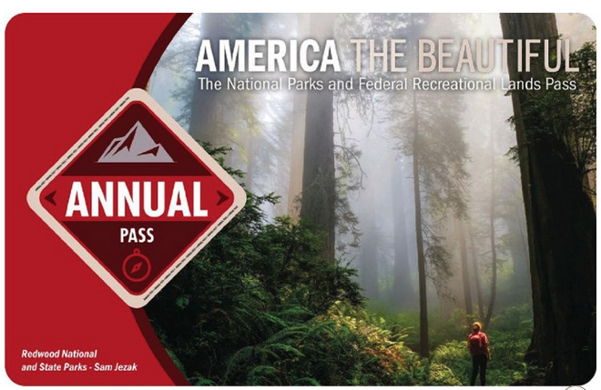 America the Beautiful National Parks Pass - one of the best Valentine's gifts for hikers