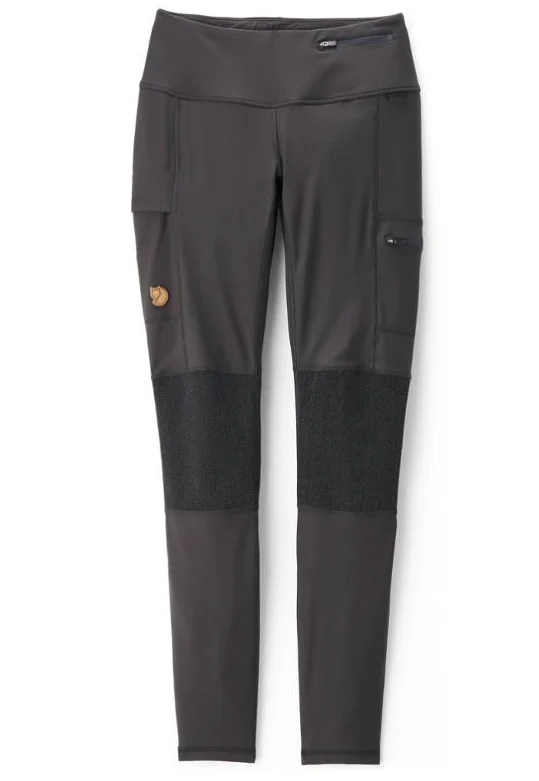 Fjallraven Abisko Trekking tights in grey - one of the best leggings for hiking