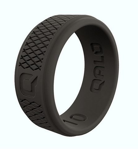 Qalo silicone ring in black