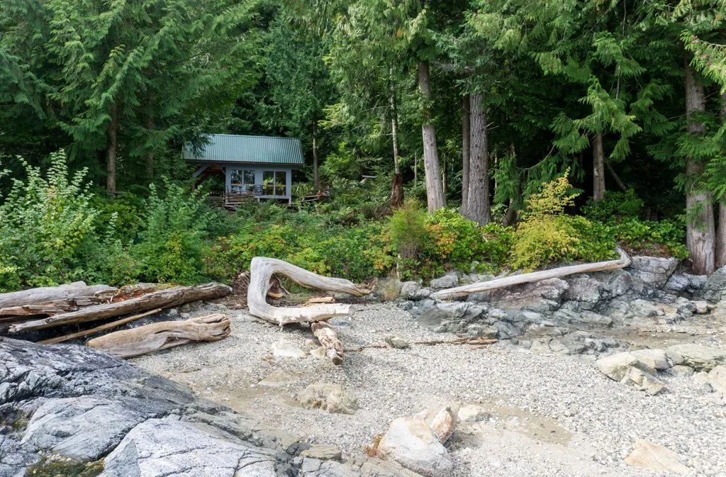 Fairview Bay Hut on the Sunshine Coast Trail - one of the best easy backpacking trips in BC