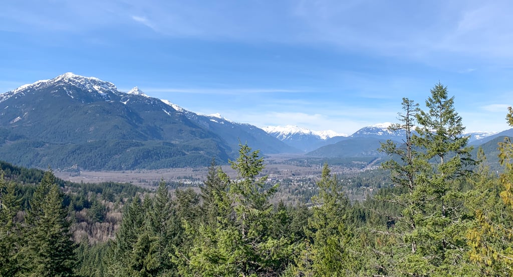 View from Lacking Head Junction near Mount Crumpit in Squamish