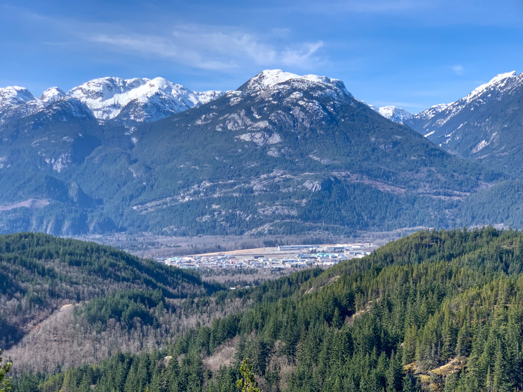 Looking west from the summit of Mount Crumpit in Squamish