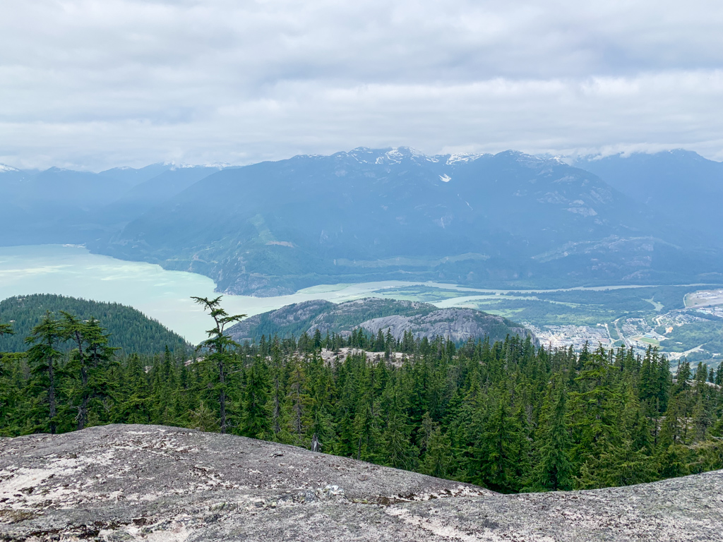 View from Al's Habrich Ridge Trail at the Sea to Sky Gondola