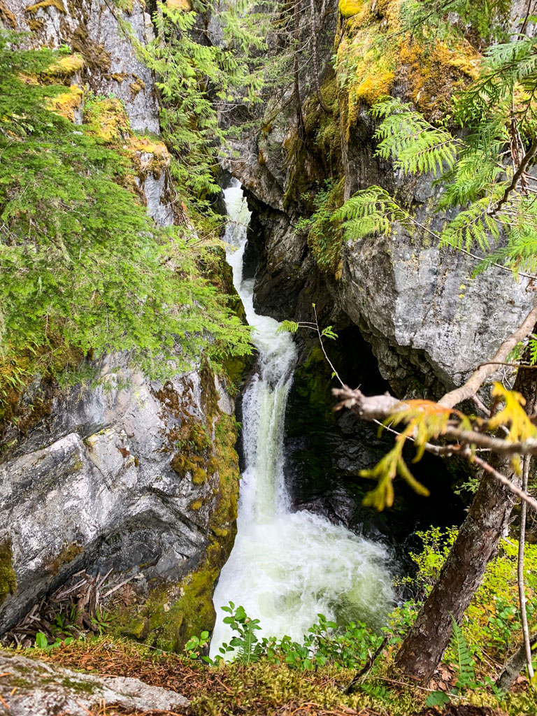 Waterfall at High Falls Creek in Squamish
