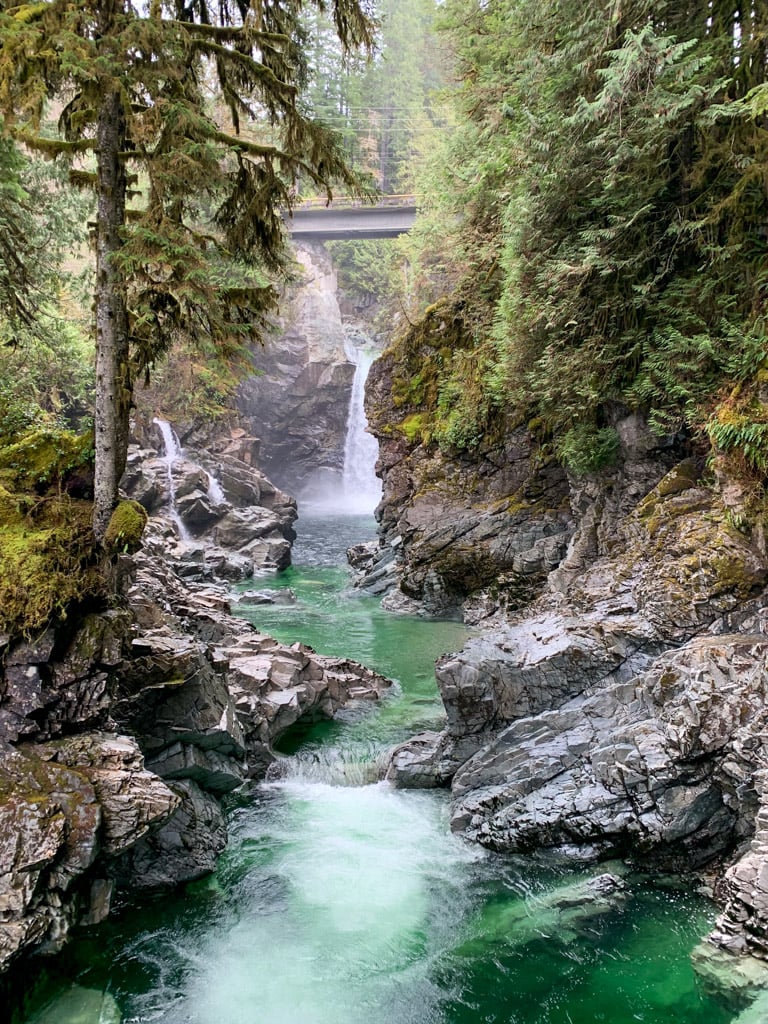 Mamquam Falls, one of the best hiking trails in Squamish