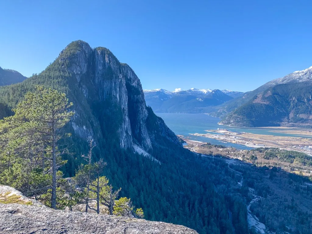 View of the Stawamus Chief from Slhanay