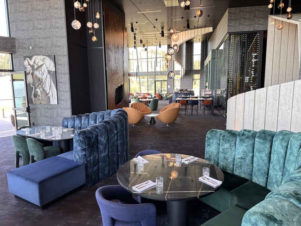 The interior of The Edge Restaurant in Vernon