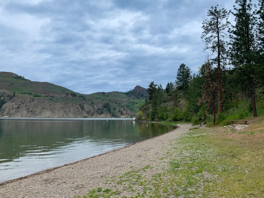 Jade Bay Beach at Kalamalka Provincial Park