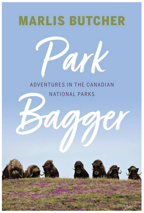 Book cover for Park Bagger by Marlis Butcher - a great Canadian national parks gift ideas