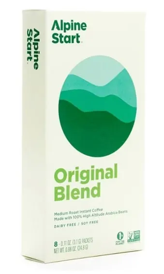 Alpine Start Instant Coffee package