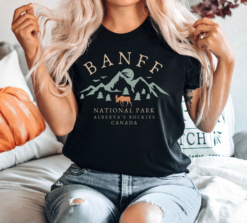 Banff National Park tshirt by LittleSwanDesigns on Etsy