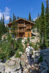 Kokanee Glacier Cabin, a backcountry hut near Nelson