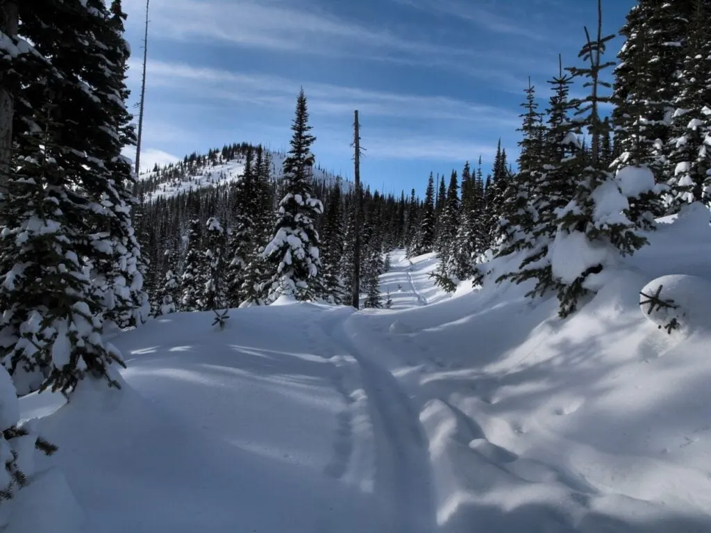 Snowshoeing at Mount Kelly in Manning Park