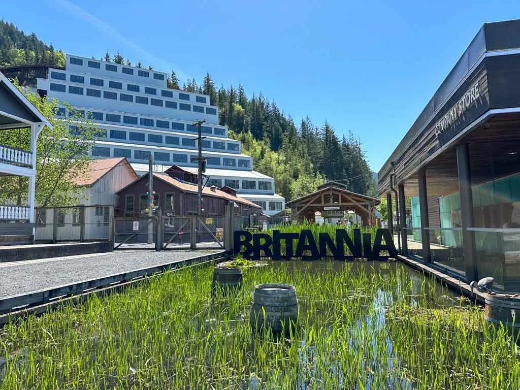 Entrance to the Britannia Mine Museum near Squamish