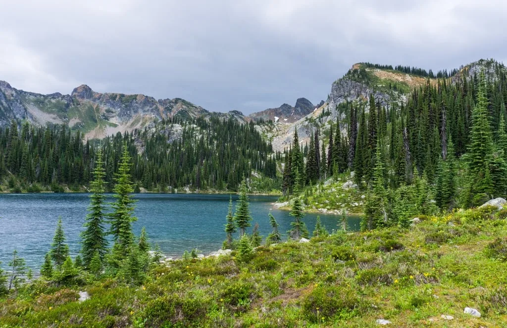 Eva Lake in Mount Revelstoke National Park - a great beginner-friendly backpacking trip in BC