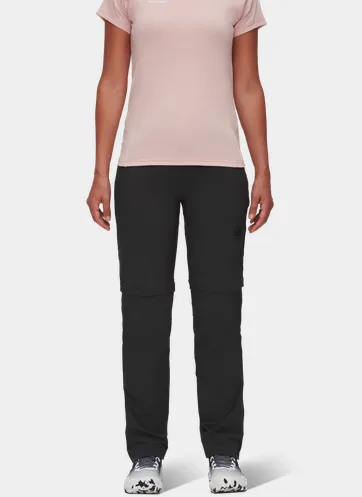 Mammut Runbold Zip-off pants are one of the best convertible women's hiking pants