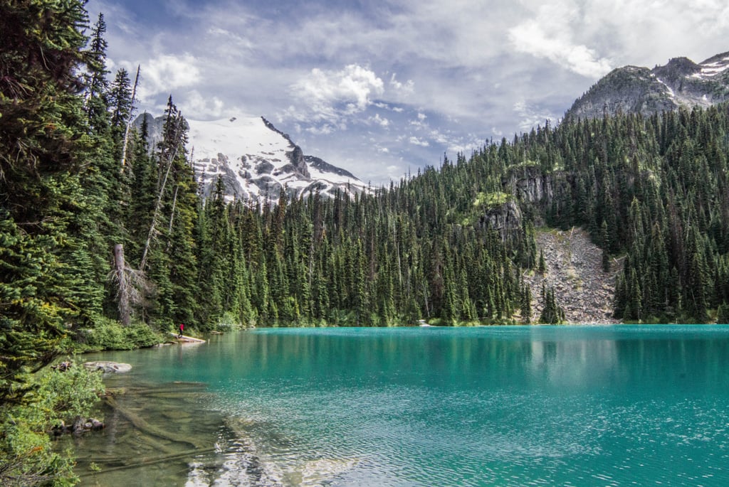 The view at Middle Joffre Lake - one of the best things to do in Whistler
