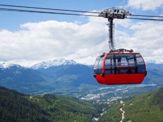 The Peak 2 Peak Gondola is one of the best things to do in Whistler
