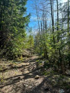 A section of the Tunnel Bluffs Trail