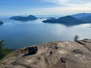 The view from the Tunnel Bluffs trail in Lions Bay