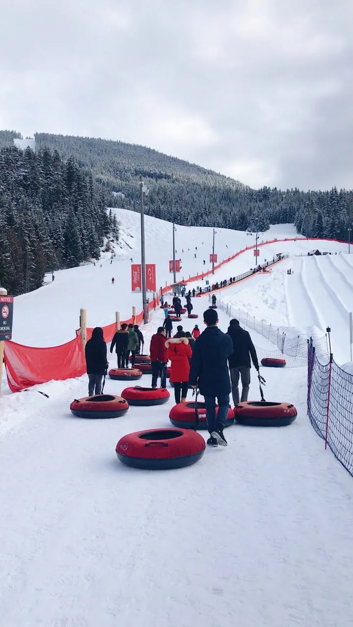 The tube park is one of the best things to do in Whistler