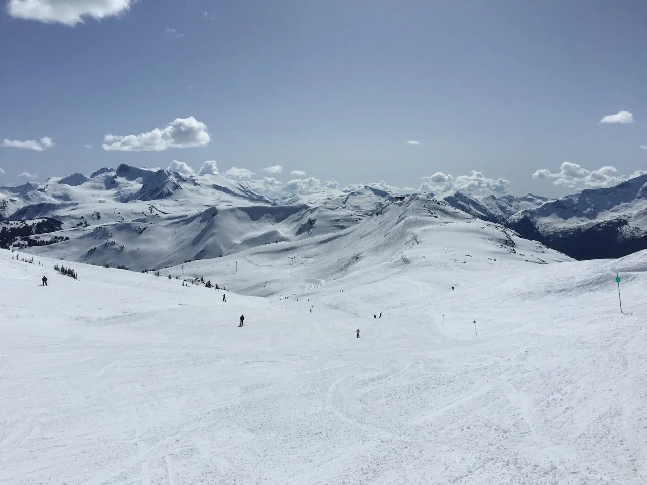 Skiing Burnt Stew on Whistler Mountain