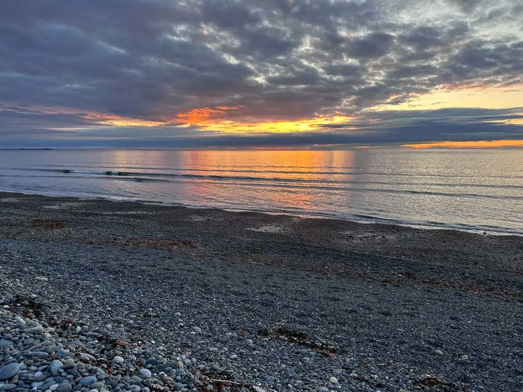 Sunset at Agate Beach in Naikoon Provincial Park