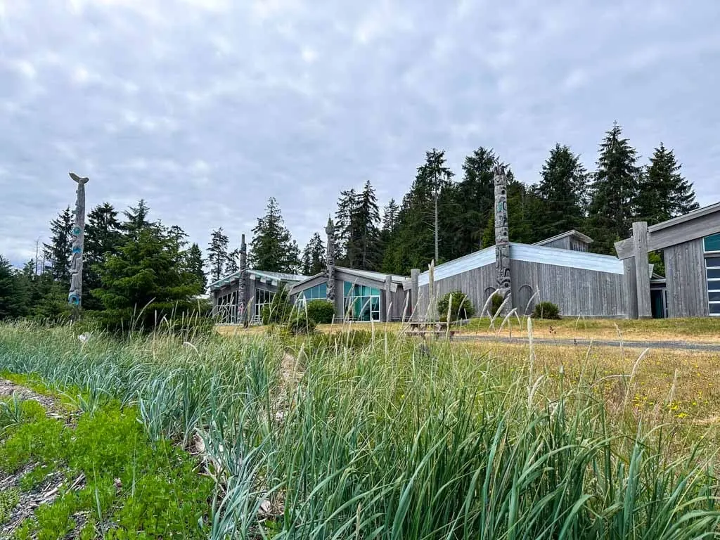 The exterior of the Haida Gwaii Museum