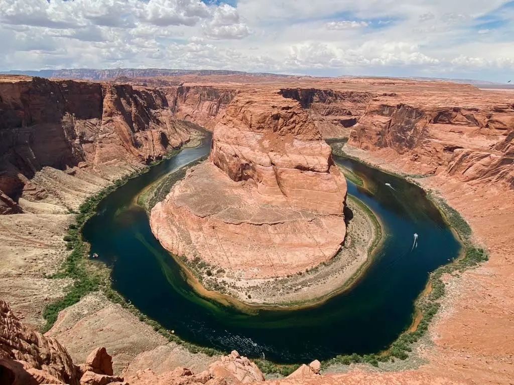 Horseshoe Bend, one of the best stops on an Arizona road trip