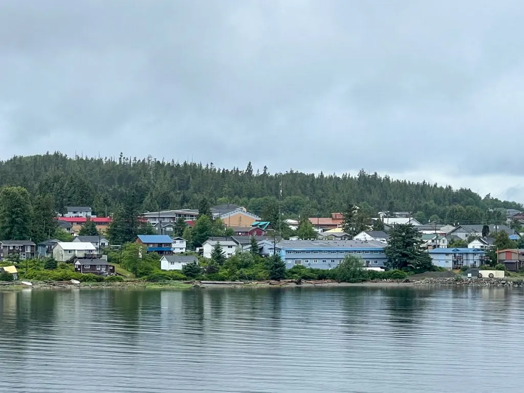 Bella Bella, BC as seen from the water