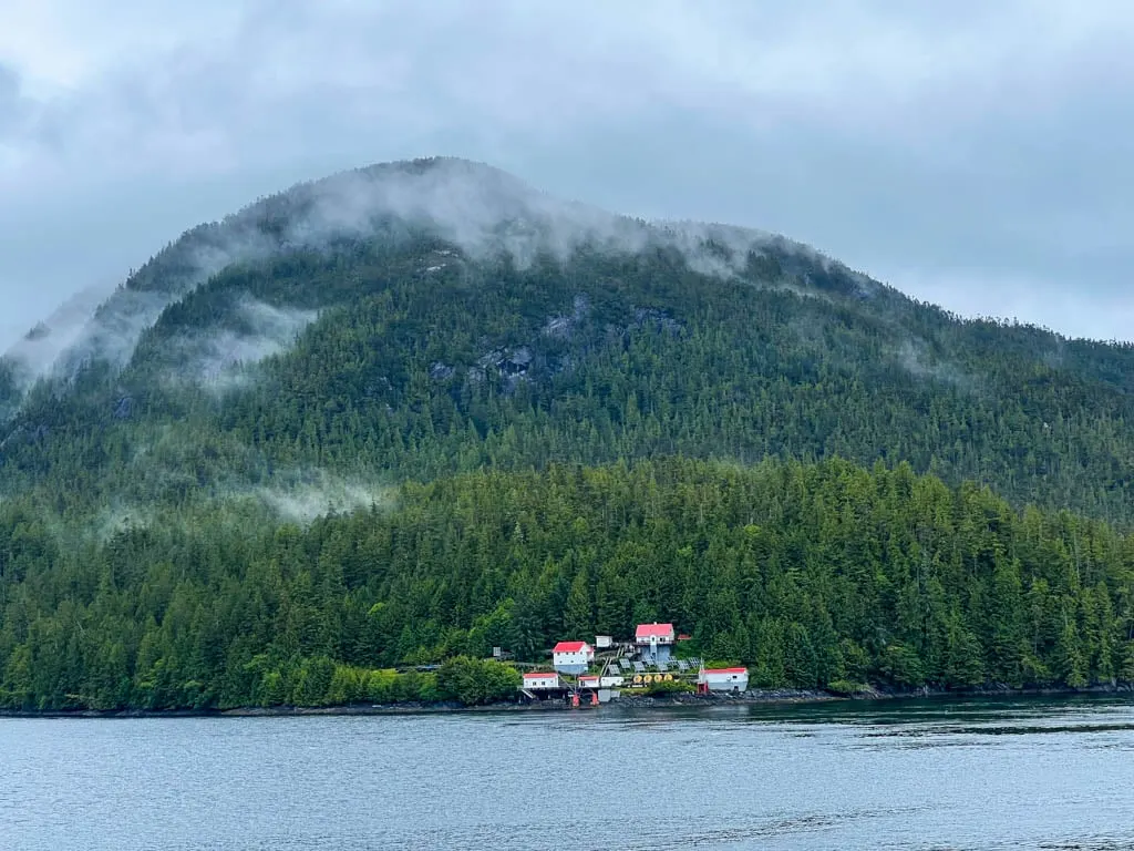 Boat Bluff Lighthouse in the Inside Passage